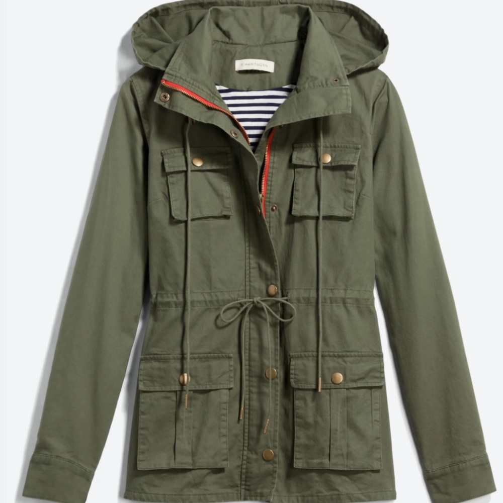 Market and spruce green jacket